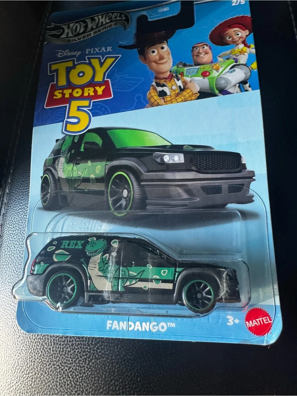 Mattel Hot Wheels Toy Story 5 Rex Green & Black Die-Cast Van